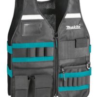 MAKITA P-72089 작업 조끼 다중 포켓 검정색 25.1 X 20인치