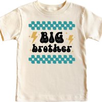 형제 공개  발표 의상을 위한 BIG BROTHER 복고풍 라이트닝 셔츠