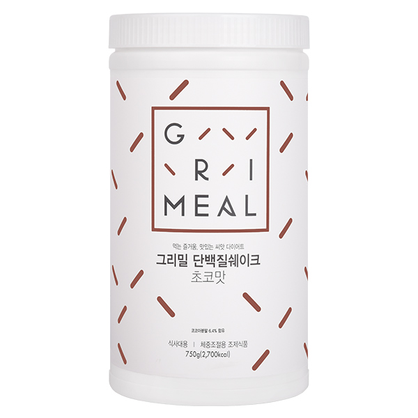 <b>그리밀</b> 단백질쉐이크 초코맛  750g  1개