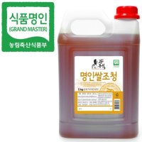 두레촌 명인 식품명인 강봉석 쌀조청 5kg 명인 국내산쌀 조청