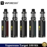 Vaporesso TARGET 100 키트 100W 박스 MOD 510 스레드 베이프 5ML iTank 핏 GTi 메쉬 코일 전자 담배 기화