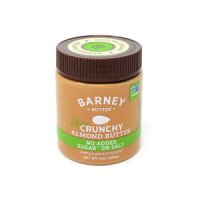 Barney Butter 아몬드 버터 잼 베어 크런치 애드 노슈가 노솔트 284g