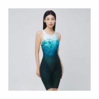 BARREL 우먼 아쿠아 X백 3부 반신 수영복 아쿠아홀릭 WOMEN AQUA X BACK QUARTER LENGTH SWI B3SWSWH007AHC