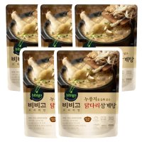 CJ 비비고 누룽지 닭다리삼계탕 600g x 5개