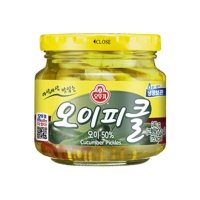 오뚜기 우리집 아삭아삭오이피클 장아찌 절임 반찬 식자재 자취 혼밥 240g