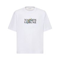 메종키츠네 해외배송 23 F W MAISON KITSUNE MAISON KISTUNE 플라워 오버사이즈 티셔츠 B0060484030