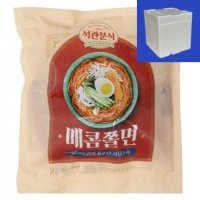 석관동떡볶이 매콤 쫄면 2인분 냉동 5개 600g 아이