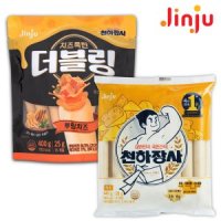 천하장사 소세지 X2봉 치즈 448g 더블링 뿌링치즈 400g