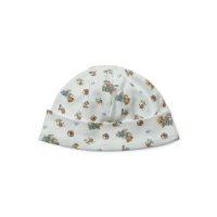 POLO RALPH LAUREN CHILDREN 베이비 남아 폴로 베어 코튼 인터로크 비니 PRINT HATHEADWEARHAT101245