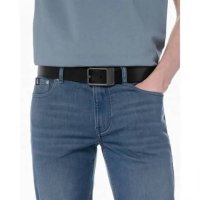 CALVIN KLEIN JEANS 블랙브라운 양면 그런지 페이스티드 양면 벨트 HC0606H4600 001