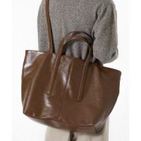 밈더워드로브 MIMTHEWARDROBE 크랙 레더 빅 토트백 CRACK LEATHER BIG TOTE BAG