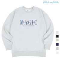 폴앤폴 MAGIC 오버핏 남여공용 맨투맨