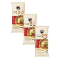 CJ 면요리 백설 중면 사리 국수면 간편식 900g 3개 1세트 9세트