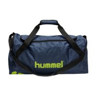 험멜 Hummel 코어 스포츠 백 S 다크 데님 라임 펀치