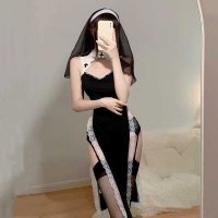 수녀복 코스튬 코스프레 섹시의상 할로윈 파티복 핼러윈 cosplay