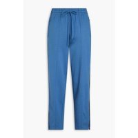 더 업사이드 여성 Striped stretch-jersey track pants 팬츠 스커트 USW122132STEEL