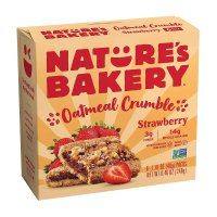 미국 Natures Bakery 네이쳐스 베이커리 오트밀 크럼블 바 스트로베리 6 건기식