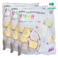 랜시 삼색 화권 900g x 3개 꽃빵 고추잡채 찐빵