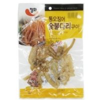 정화식품 통오징어 숯불다리구이 45g x10개 오징어 숏다리