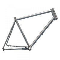 Lightweight Titanium Gravel Bike Frame Road Bicycle Frameset mm 700CX54C 142X12