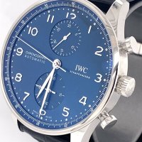 아이더블유씨 IWC iwc 포르투기즈 크로노 오토매틱 시계 다이얼 - iwc IW371606