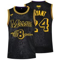 Black Mamba Basketball Jersey 8 Front 24 Back Bryant Usa Size All Stitched