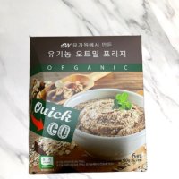 유가원 오트밀 포리지 180g 30g 6봉 1통 유가원 유기농 오트밀 포리지