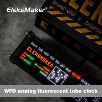 EleksMaker EleksTube IPS Eleks WFD Digital Nixie Tube Glow Clock Desktop Fluorescent Decoration Vint