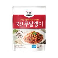 종가 집밥 종가 국산 무말랭이 200g 자취 혼밥 반찬 별미 김장 김치 식자재