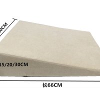 30도 삼각형 쿠션 배개 배개솜 높은배개 역류성방지 파란색 - 길이 66 폭 60 높이 8