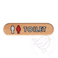 새임 남여TOILET 우드 표찰 사인 화장실안내판 화장실표지 남녀화장실표시