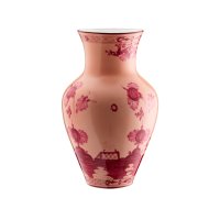 Ginori1735 EAST ITALIAN LARGE MING VASE VERMILION 지노리 이스트 이탈리안 화병 버밀리언