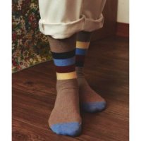 I HATE MONDAY Everyday Stripe Socks 2 Set