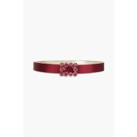 로저비비에 로저 비비에 여성 Crystal-embellished satin belt 벨트 RCWC0AD0100RS0R800