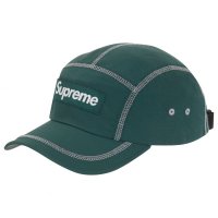 Supreme Reflective Stitch Camp Cap Dark Green 321186