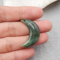 천연 보석 이끼 마노 펜던트 반귀한 돌 보석 생일 선물 28x11x4mm3 1g