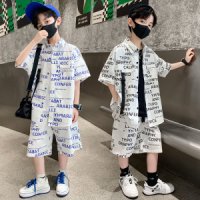 아동복 남아 여름 셔츠 반바지 캐주얼 카고 투피스 boys summer suit C11