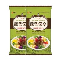 샘표 쟁반비빔막국수 126g 쉬운요리 자취 팬트리 엄마손맛 냉국수 2개 1세트 12세트