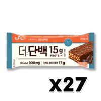 빙그레 더단백 크런치바 초코 프로틴바40g x 27개