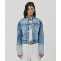 MAISON MINED W SNAP BIKER HOOK JACKET - INDIGO