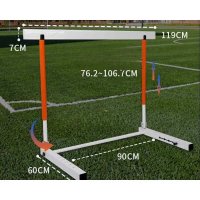 높이조절 장애물 허들 높이뛰기 림보 육상 훈련 장비