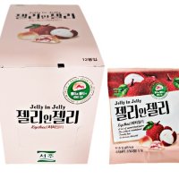 서주 젤리인젤리 리치맛 츄잉 캔디 23g x12개