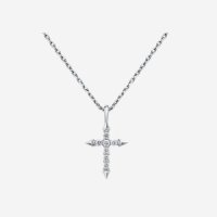 미꼬 애로우 크로스 다이아몬드 S 네클리스 Miko Arrow Cross Diamond Necklace 2