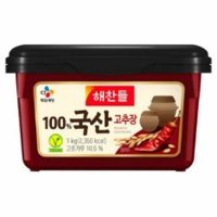 해찬들 해찬들 모든 원재료가 100 국산 고추장 1kg