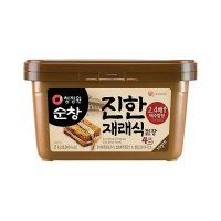 청정원 만능소스 순창 진한 재래식 된장 4단계 2kg 풍미 자취음식