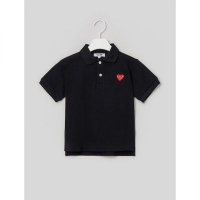 PLAY COMME DES GARCONS Kids Heart Wappen Pique Shirt