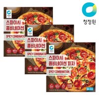 청정원 스파이시 콤비네이션 피자 340g 3개