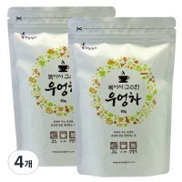 하늘농가 볶아서 구수한 우엉차 슬라이스 80g 4개