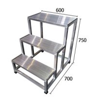 3-600 3단계단 디딤대 계단식발판 알루미늄 국산