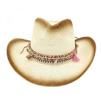 Hiking Hats for Women HAT Cowboy Outback Hat Mens Straw Womens Cowboy Western Baseball Caps Unisex